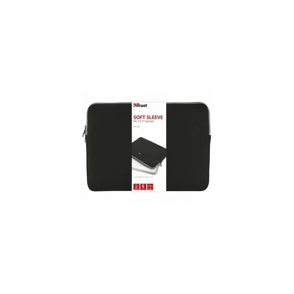 Funda Trust Primo Soft Sleeve para Portátiles hasta 13.3' de TRUST en oferta | Maletines y fundas | Portes grátis