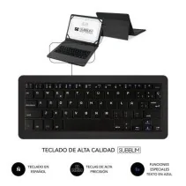 Capa de teclado USB Subblim Keytab Pro para tablets de 10,1' SUB-KT1-USB001SUBBLIM