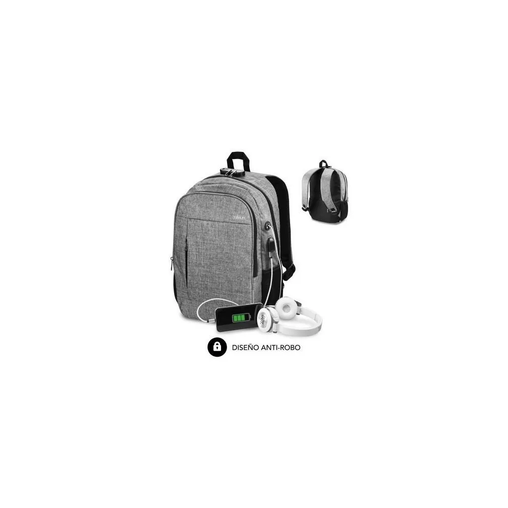 Mochila Subblim fechadura urbana Portáteis até aos 16 ' SUB-BP-1UL0001SUBBLIM