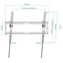 Soporte de Pared Fijo de TOOQ en oferta | Soportes TV | Portes grátis