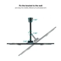 Support mural rotatif de TOOQ en oferta | Supports TV | Portes grátis