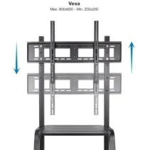 Suporte de chão TooQ com rodas FS20101M AISATV0360TOOQ