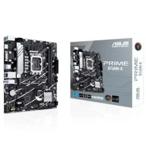 Asus PRIME B760M-K Socket 1700 de ASUS en oferta | Cartes mères | Portes grátis