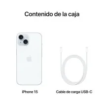 Iphone 15 128GB  5G azul de APPLE en oferta | SMARTPHONES | Portes grátis