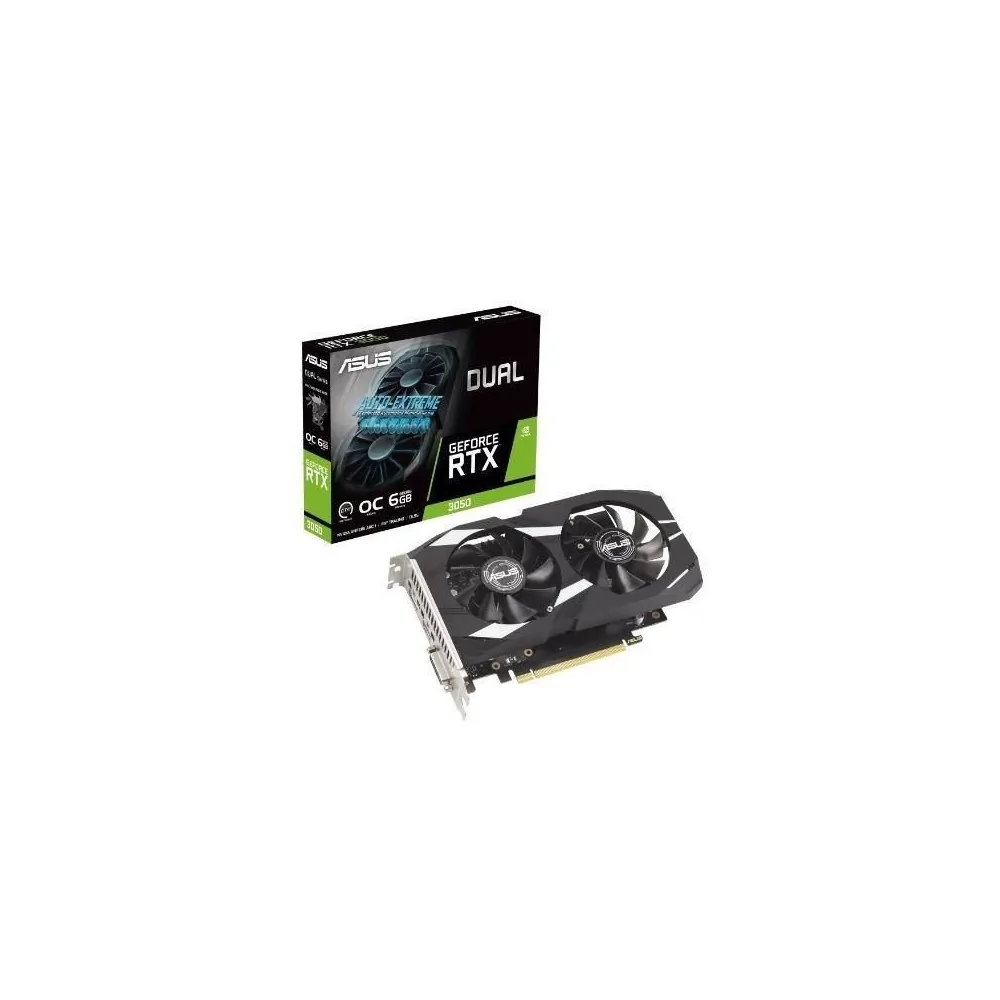Cartão gráfico ASUS NVIDIA GeForce RTX 3050 6 GB DUAL-RTX3050-O6GASUS