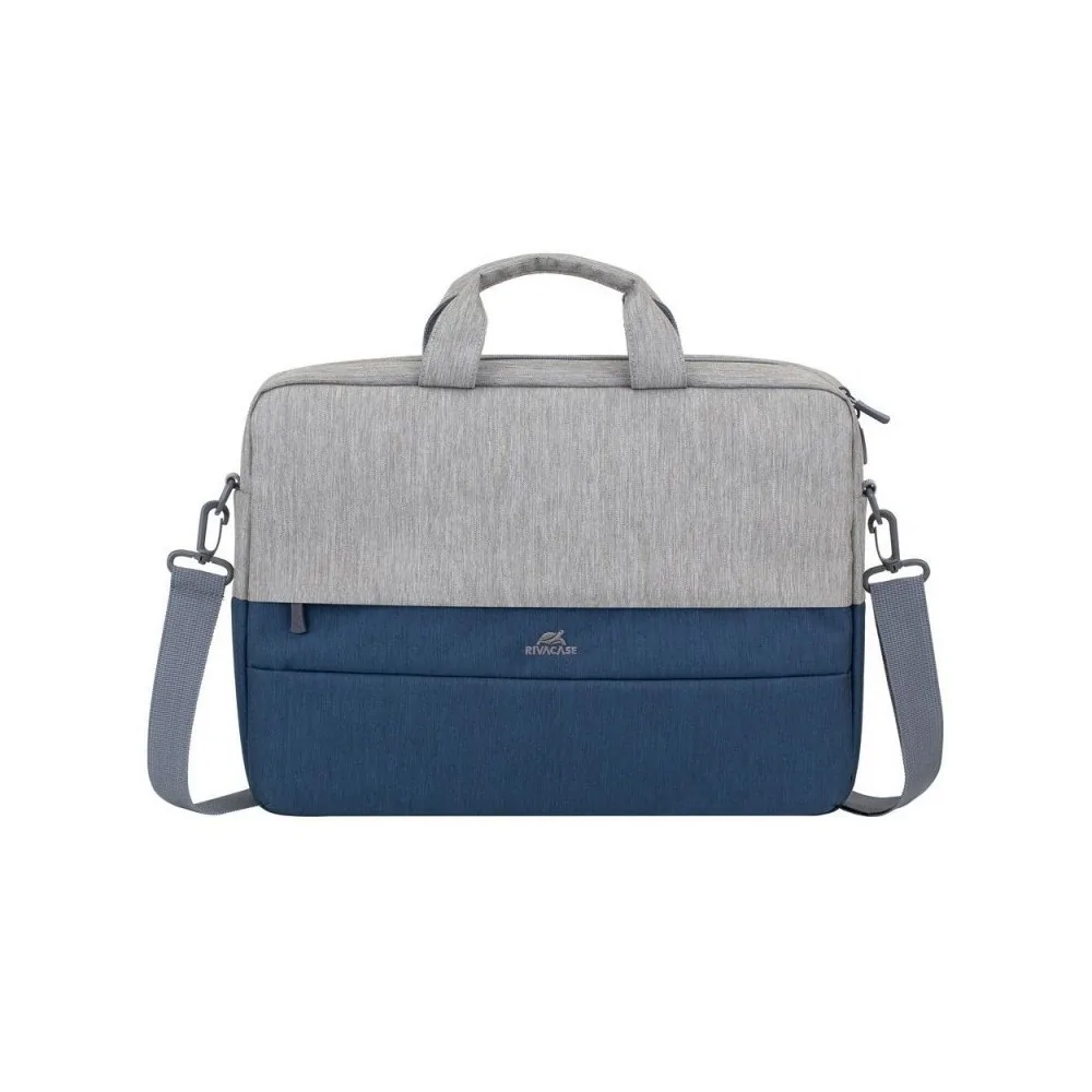Porte-documents RIVACASE 7532 Gris/Bleu Prater 15,6" Gris de RIVACASE en oferta | mallettes et étuis | Portes grátis