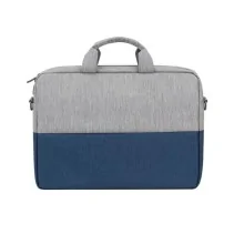 Porte-documents RIVACASE 7532 Gris/Bleu Prater 15,6" Gris de RIVACASE en oferta | mallettes et étuis | Portes grátis