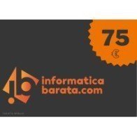 Cartão de presente de 75€ para informaticabarata.com Entrega de código imediatamente por e-mail ao fazer a compra. Se você in...