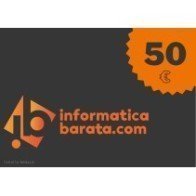 Cartão de presente de 50€ para informaticabarata.com Entrega de código imediatamente por e-mail ao fazer a compra. Se você in...