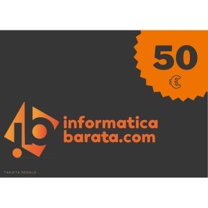 Cartão de presente de 50€ para informaticabarata.com Entrega de código imediatamente por e-mail ao fazer a compra. Se você in...