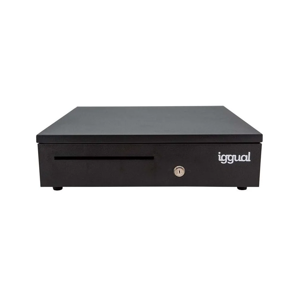Tiroir-caisse noir iggual IRON-35 42 cm 5+6 de IGGUAL en oferta | tiroir à monnaie | Portes grátis