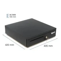 iggual Gaveta de dinheiro IRON-35 42cm 5+6 preta APTACP0066iggual