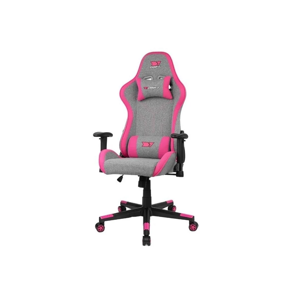 Fauteuil gaming DRIFT DR90 PRO Gris/Rose de DRIFT en oferta | Chaises de jeu | Portes grátis