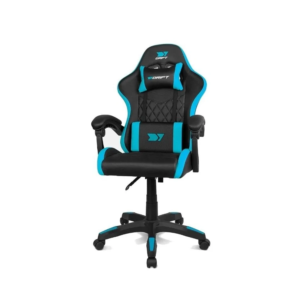Chaise de jeu DRIFT DR35 noire et bleue de DRIFT en oferta | Chaises de jeu | Portes grátis