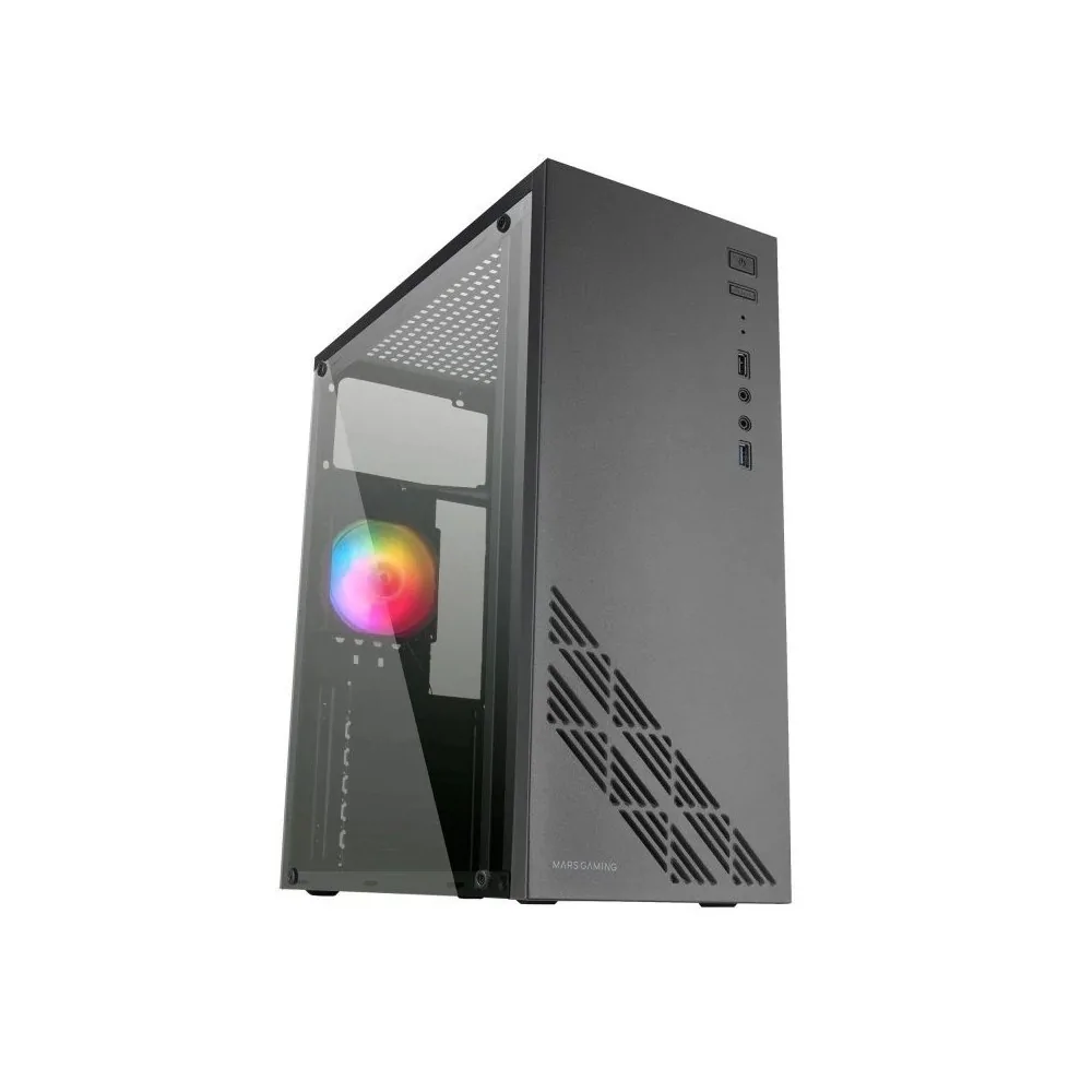 MARS GAMING Semitorre MC100 FRGB USB 3.0 Preto ICACSM0689MARS GAMING