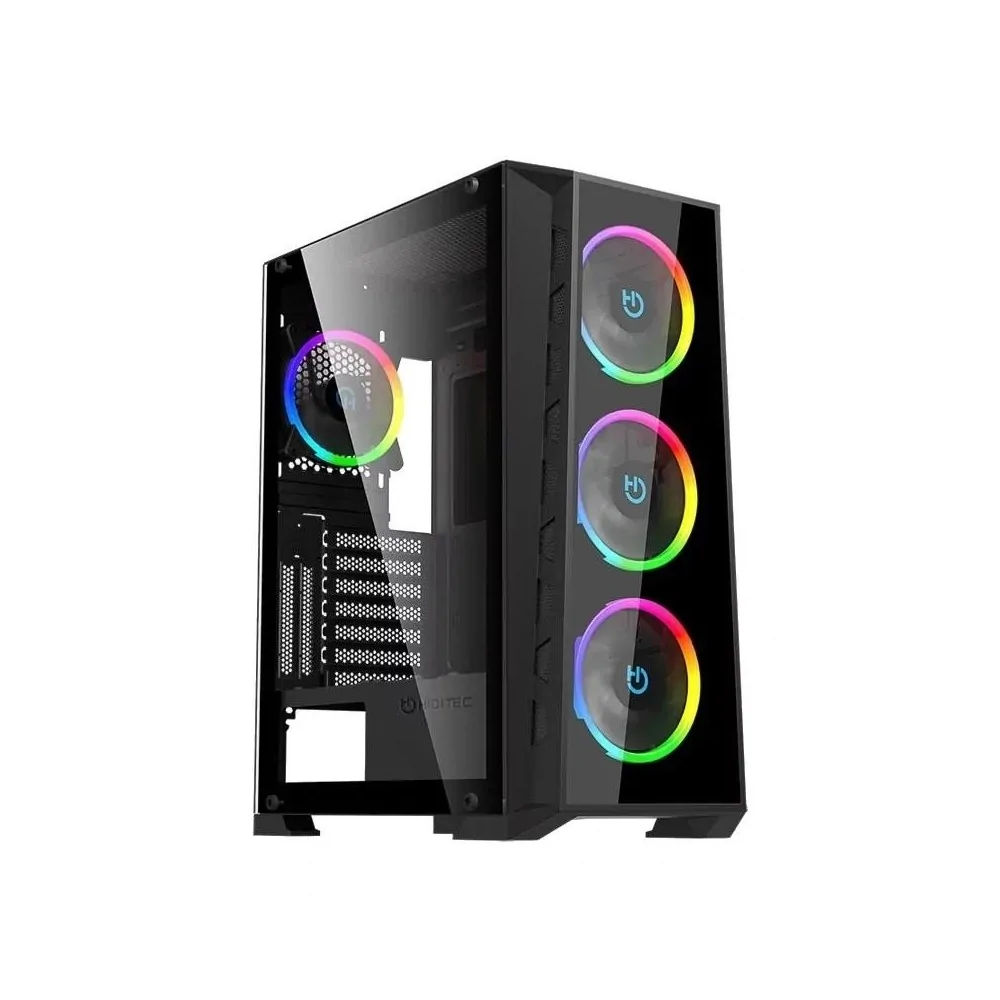 Hiditec Caja ATX MH12 Glass ARGB USB 3.1 TYPE-C de HIDITEC en oferta | Cajas - Torres | Portes grátis
