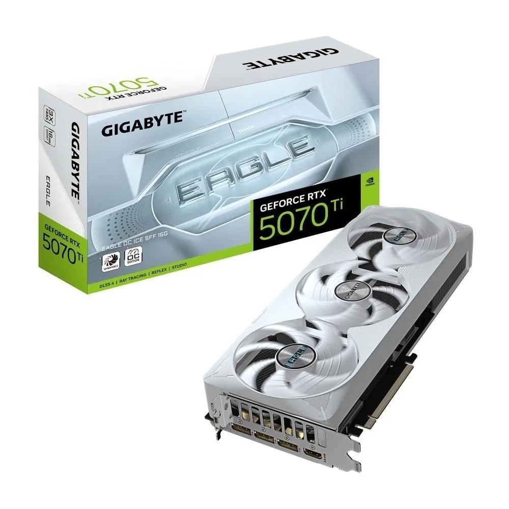 Tarjeta Gráfica Gigabyte 5070 Ti Eagle OC Ice 16GD 1.0 de GIGABYTE en oferta | Tarjetas Graficas | Portes grátis