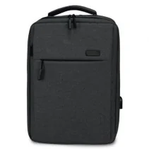 Sac à dos Subblim Traveller Airpadding pour ordinateurs portables jusqu'à 15,6 pouces avec port USB / Gris de SUBBLIM en oferta | Sacs à dos pour ordinateurs portables | Portes grátis
