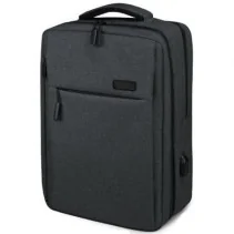 Mochila Subblim Traveller Airpadding Backpack para Portátiles hasta 15.6 Puerto USB/ Gris de SUBBLIM en oferta | Mochilas para Portatil | Portes grátis