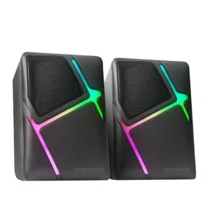 Enceintes de jeu Mars MS-H RGB noires de MARS GAMING en oferta | Enceintes Bluetooth | Portes grátis