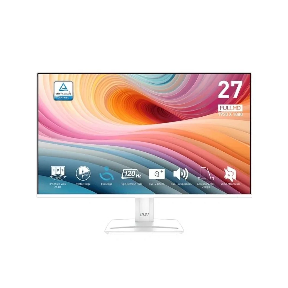 Monitor Msi MP275W E2  27" Ips 120Hz Vga Hdmi Mm de MSI en oferta | Monitores | Portes grátis
