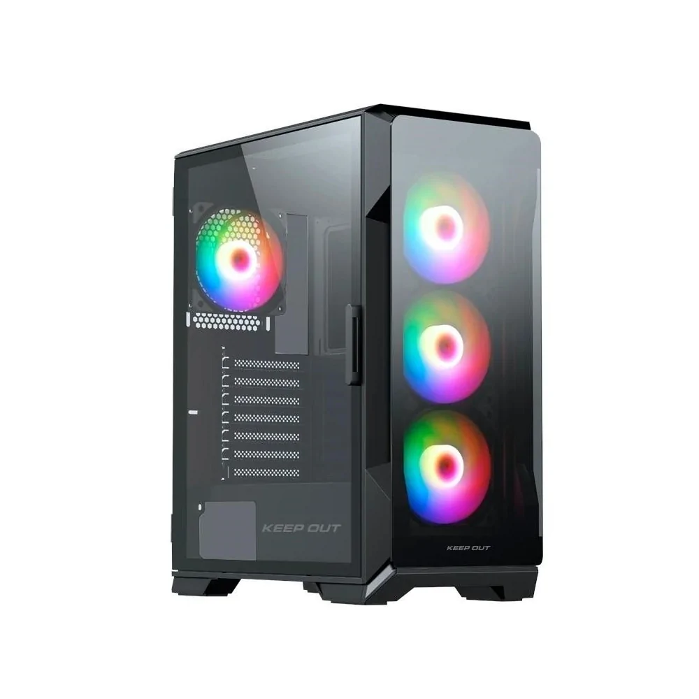 Keep Out Caja E-Atx XC-901 Pro Argb Type-C de KEEP OUT en oferta | Cajas - Torres | Portes grátis