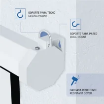 Pantalla eléctrica Iggual 16:9 84" de IGGUAL en oferta | Pantallas | Portes grátis