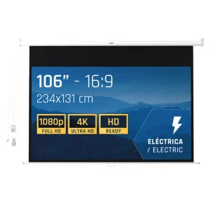 Pantalla eléctrica Iggual 16:9 84" de IGGUAL en oferta | Pantallas | Portes grátis