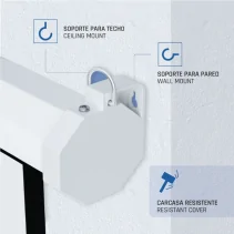 Écran électrique Iggual 112" de IGGUAL en oferta | Écrans | Portes grátis