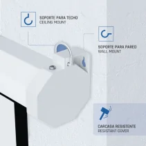 Pantalla manual Iggual 112" de IGGUAL en oferta | Pantallas | Portes grátis
