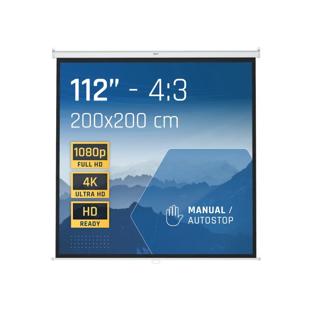 Pantalla manual Iggual 112" de IGGUAL en oferta | Pantallas | Portes grátis