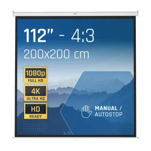 Pantalla manual Iggual 112" de IGGUAL en oferta | Pantallas | Portes grátis