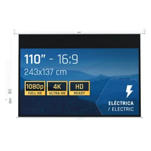 Écran électrique Iggual 16:9 de IGGUAL en oferta | Écrans | Portes grátis