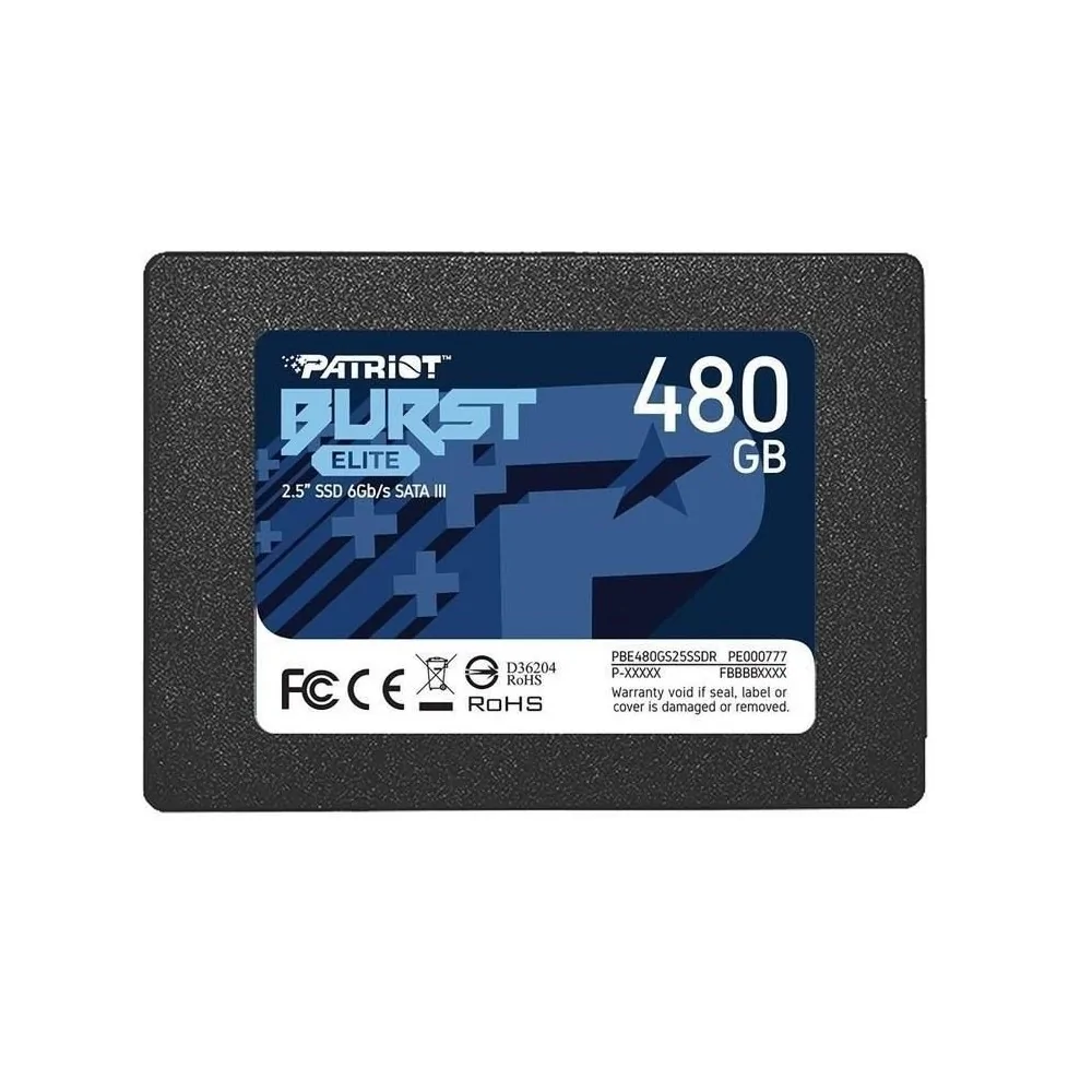 Disco duro Patriot Burst Elite 480 GB SSD de PATRIOT en oferta | Discos Duros | Portes grátis