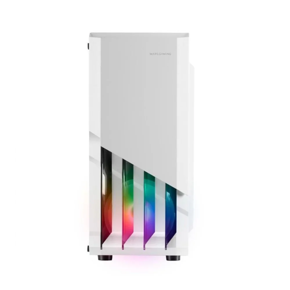 MARS GAMING Boîtier moyen tour MC-X2 ATX Façade métallique blanche de MARS GAMING en oferta | Boîtes - Tours | Portes grátis