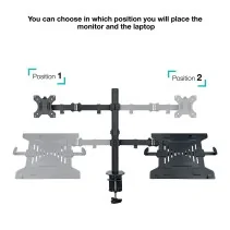 Soporte de Mesa Orientable de TOOQ en oferta | Soportes TV | Portes grátis