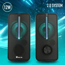 NGS Altavoces GAMING RGB 12W USB GSX-150 de NGS en oferta | Altavoces Bluetooth | Portes grátis