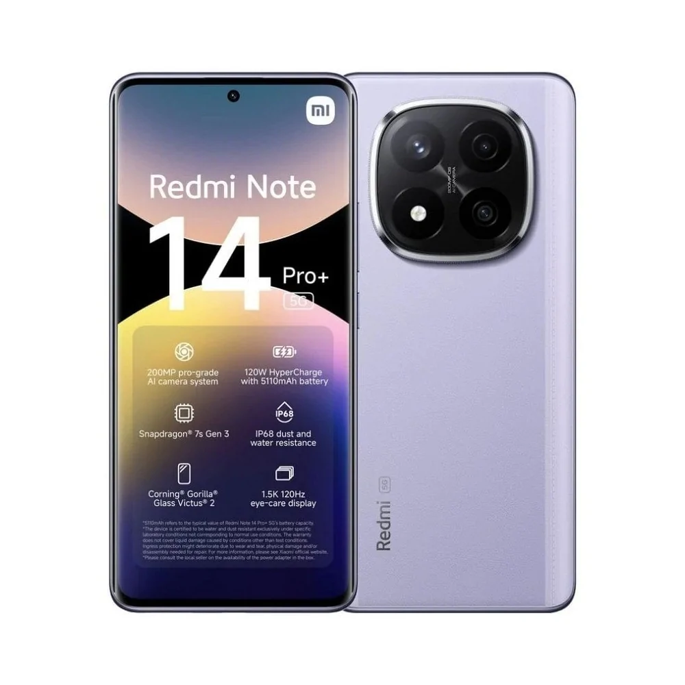 Smartphone Xiaomi Redmi Note 14 Pro+ 5G de XIAOMI en oferta | SMARTPHONES | Portes grátis