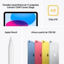 Apple iPad 2025 11th Wifi A16 Bionic 256GB Yellow
