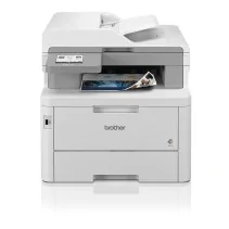 Impresora multifunción 4 en 1 Brother MFC-L8340CDW blanca