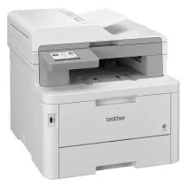 Impresora multifunción 4 en 1 Brother MFC-L8340CDW blanca