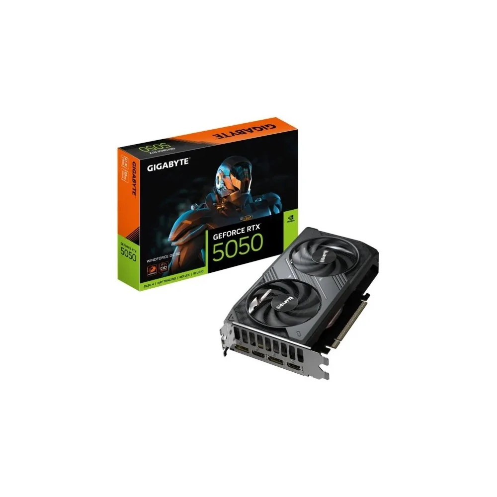 Placa de vídeo Gigabyte GeForce RTX 5050 Windforce OC 8 GB GDDR6