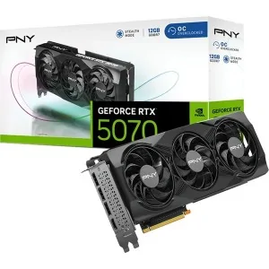 Placa de vídeo PNY GeForce RTX 5070 Triple Fan OC 12 GB GDDR7