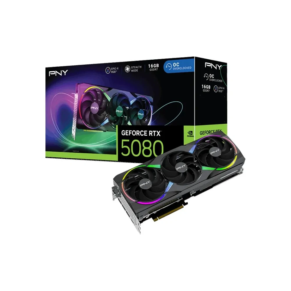 Tarjeta gráfica PNY GeForce RTX 5080 de PNY en oferta | Tarjetas Graficas | Portes grátis