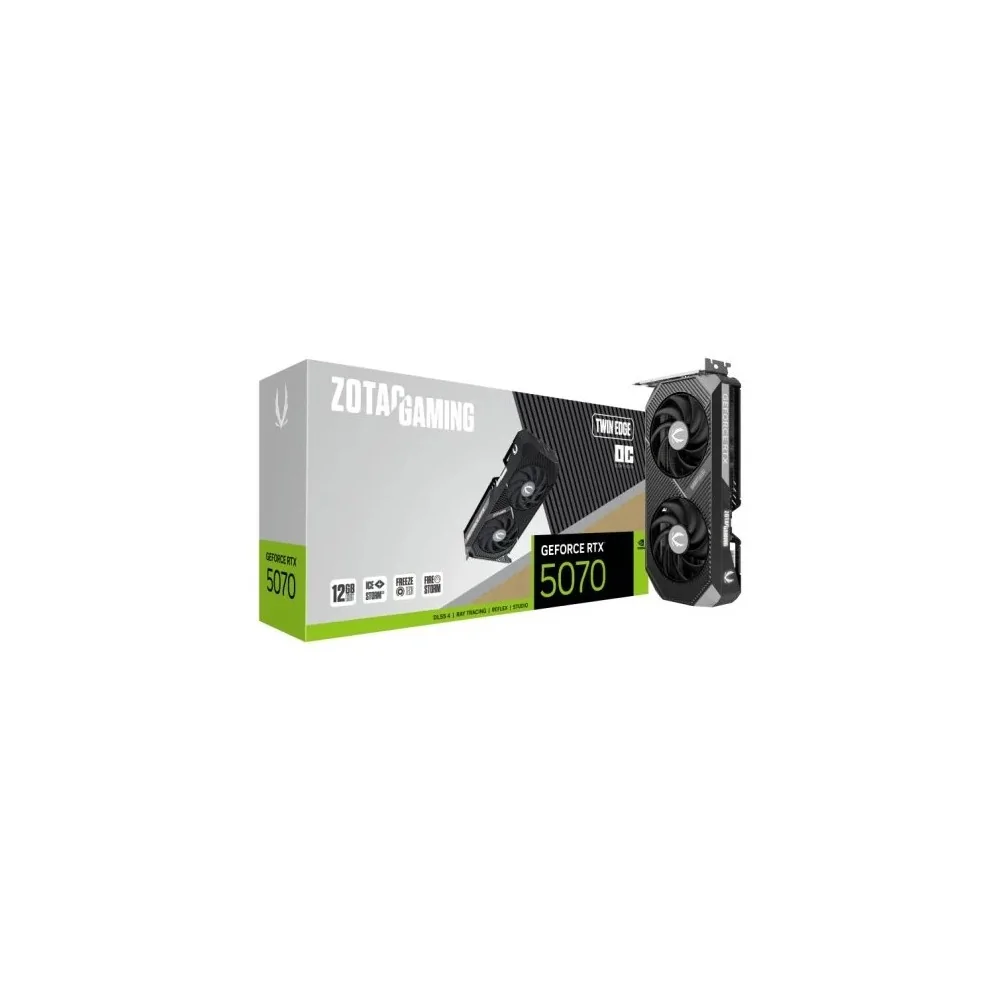 Placa de vídeo Zotac Gaming GeForce RTX 5070 Twin Edge OC 12 GB GDDR7