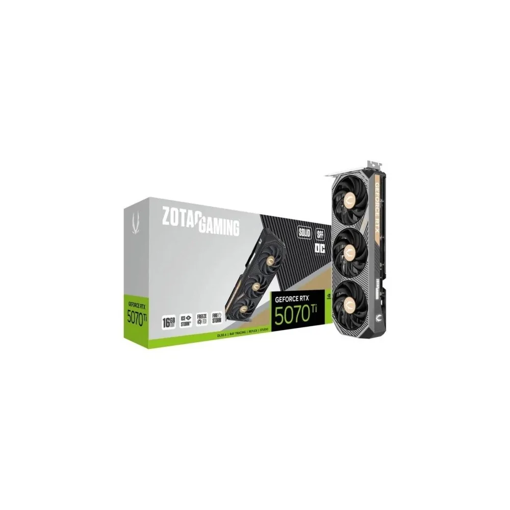 Tarjeta Gráfica Zotac Gaming GeForce RTX 5070 Ti  de ZOTAC en oferta | Tarjetas Graficas | Portes grátis