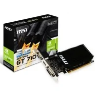Placa de vídeo Nvidia MSI GeForce GT710 2GD3H 2Go LP (Low Profile Passive) 2 GB DDR3