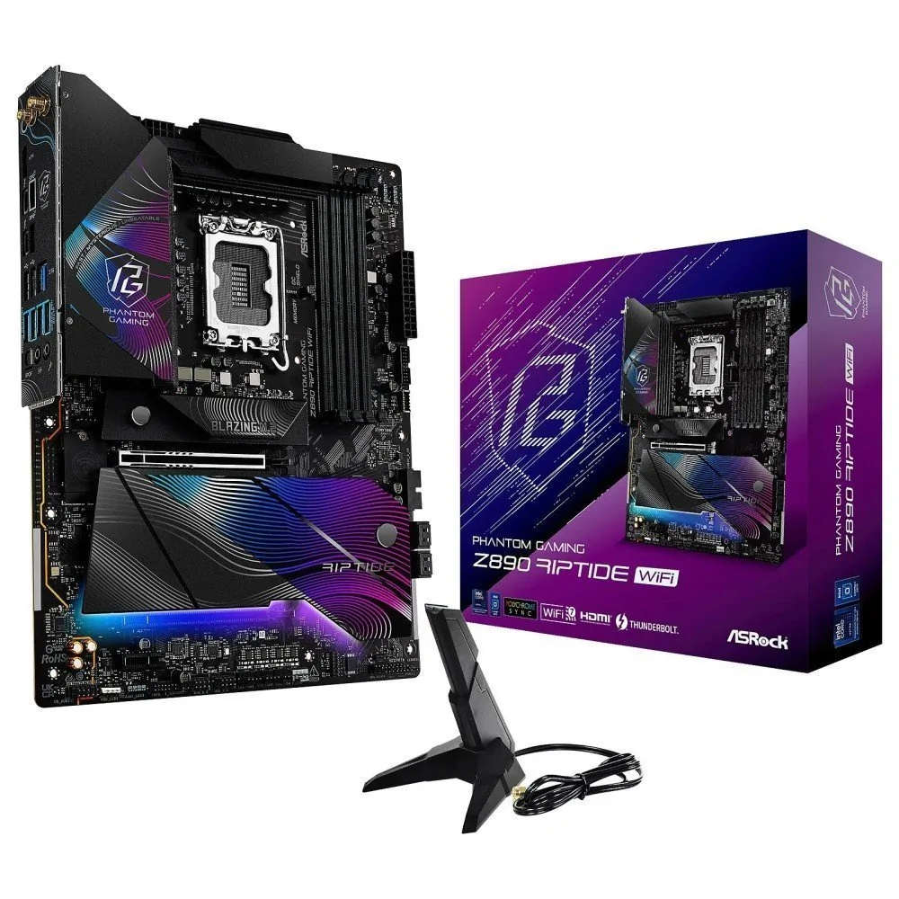 Placa Base ASRock Z890 Riptide de ASROCK en oferta | Placas Base | Portes grátis