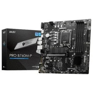 Carte mère MSI Pro B760M-P DDR4  de MSI en oferta | Cartes mères | Portes grátis