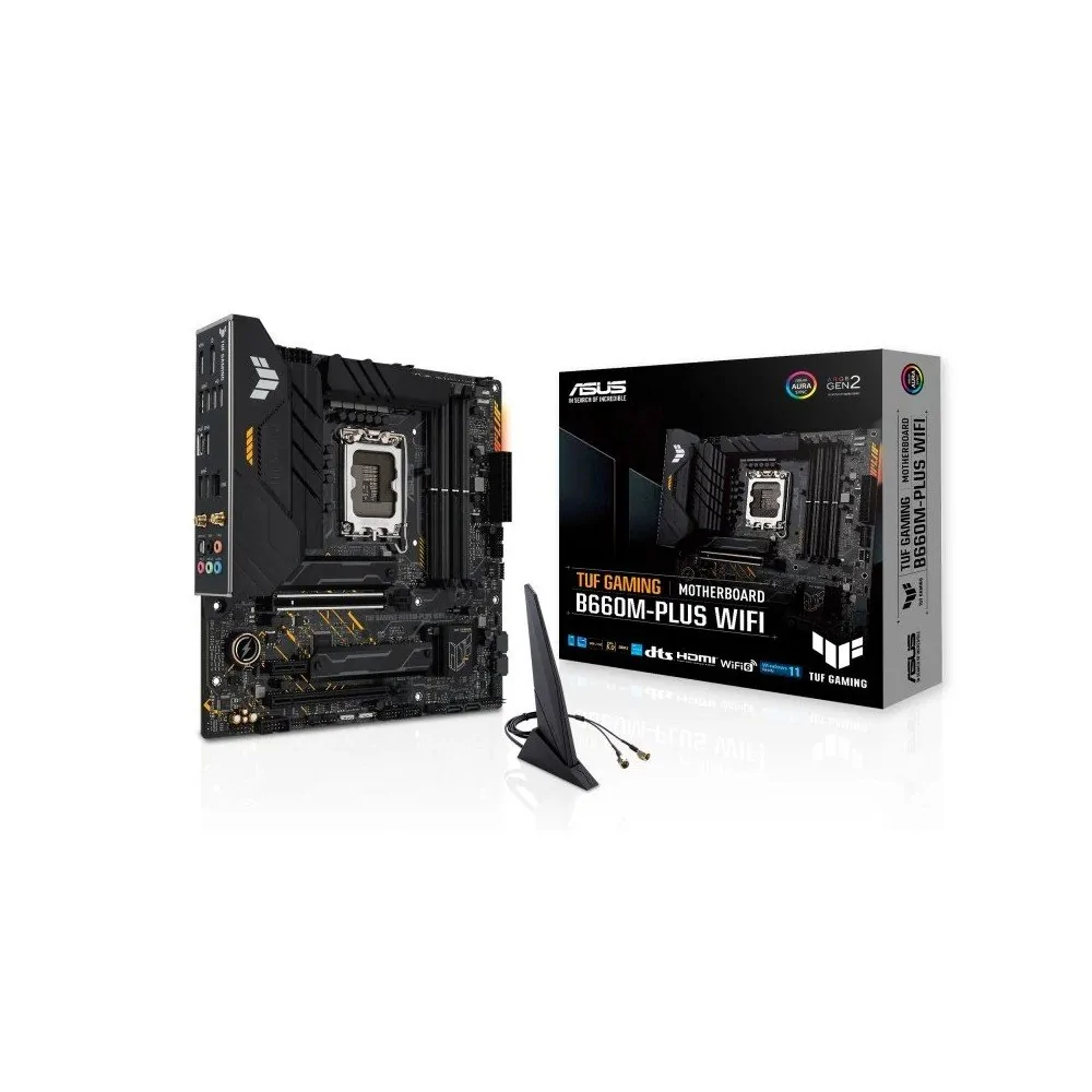 Placa Base Asus Tuf Gaming B660M-Plus Wifi DDR5 de ASUS en oferta | Placas Base | Portes grátis